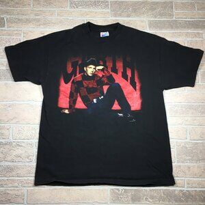 Vintage 90's 1993 Garth Brooks Band Tour City Black Heavy Cotton Shirt Men’s XL